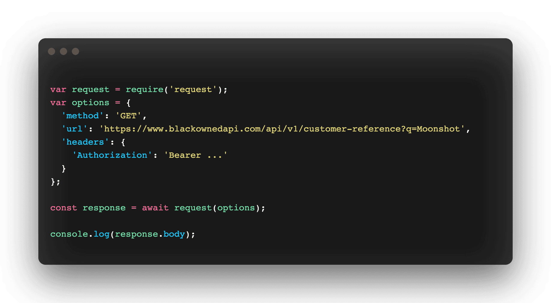 code snippet background